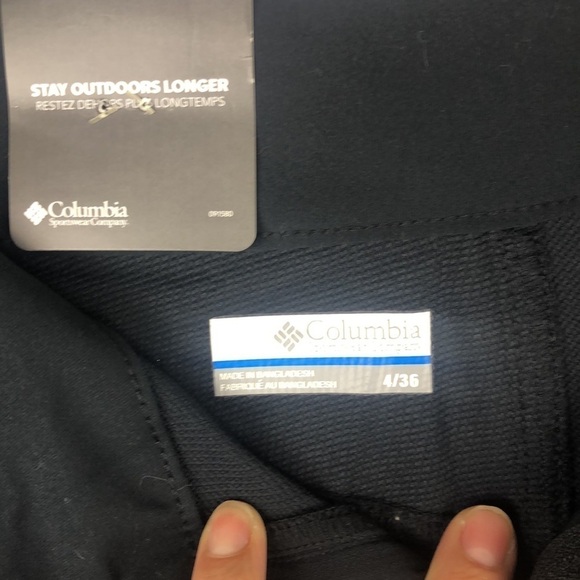 NEW Columbia Savanna Hill Utility Hiking Capri Black Stretch Pocket Outdoor Pant - Picture 16 of 16